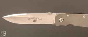  Couteau " TTF-1 " par Robert Terzuola - Titane et CPM-154
