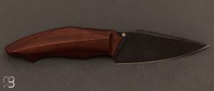  Couteau " custom " fixe de Berthelemy Gabriel - La Forge Agab - Micarta et lame en C130