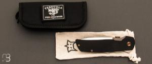    Couteau " ATCF Original Gangster " Terzuola design par FOX - ATC-OG01 LMB - Micarta noir