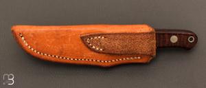 Couteau  "  Bill's Drop Point Hunter " custom par Steven R. Johnson - Snakewood