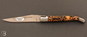  Couteau Laguiole en Aubrac 12 cm coquille de noix