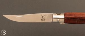 Couteau " Liner-lock Italian Line "  de Main Knives - Bubinga - 10004