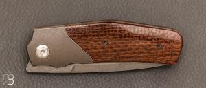   Couteau custom par Guy Poggetti - Micarta et Elmax