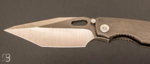    Couteau " EVO T #6 " par CKF Knives et Jon Sorensen Rotten Design - Titane et S90v 