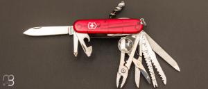 Victorinox Red translucent Swisschamp knife