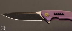  Couteau  "  Company WE603C " WE KNIFE - Purple Titanium et S35VN