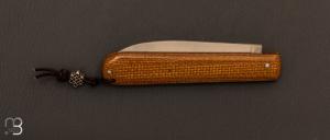  Couteau " Canif  " de Julien Maria - Micarta  et lame en 14c28n