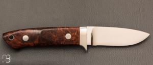  Couteau " Loveless Drop Point Design" par Shaun Bruwer - Ironwood et Bohler N690