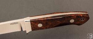  Couteau " Loveless Drop Point Design" par Shaun Bruwer - Ironwood et Bohler N690