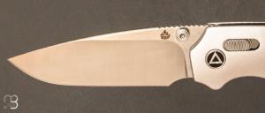 Couteau " VAULT " Micarta de QSP design Jacob Lundquist - QS157-A1