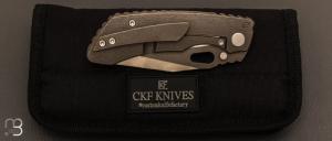    Couteau " EVO T #6 " par CKF Knives et Jon Sorensen Rotten Design - Titane et S90v 