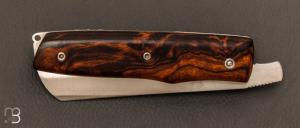   Couteau de poche Piémontais de Richard Ciachera - Bois de fer & XC75
