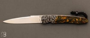  Couteau " Typhon " par Florian Keller - Micarta WW2 et lame en RWL34