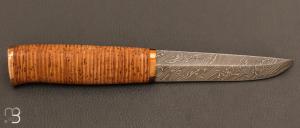  Couteau  "  puukko " Nordique Custom de Juhana Salonen