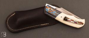    Couteau "  New Hardy " custom par Rémi Lavialle - RWL-34 et Micarta