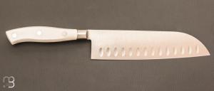 Couteau de cuisine Santoku 18cm Riviera Blanc