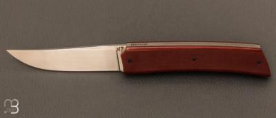   Couteau " Pièce unique " de Philippe Herail - Micarta et 14c28N