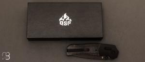 Couteau " VAULT " Micarta de QSP design Jacob Lundquist - QS157-A2