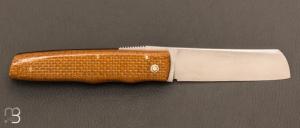   Couteau de poche Piémontais de Richard Ciachera - Micarta & XC75