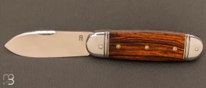 Couteau " Bouledogue " par Romain Alvarez - RWL-34 et bois de fer d'Arizona