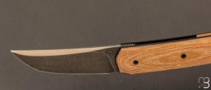 Couteau « Small Sanjo » par Guy Poggetti - Micarta et Elmax