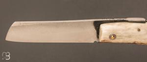 Couteau de poche Piémontais Bois de cerf de Richard Ciachera