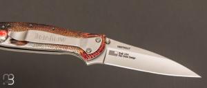 Couteau " LEEK RAINBOW TROUT " par Kershaw - 14C28N et aluminium 6061-T6 décor truite