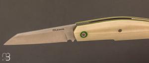   Couteau "  Front-flipper " custom par Queiros knives