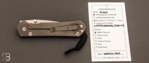   Couteau  "  Large Sebenza 31 Plain  " de Chris Reeve - L31-1014-005 