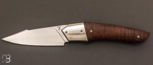  Couteau  "  Liner-Lock custom " par Florian Dreyer FD-Knives - Gidgee et lame en RWL34