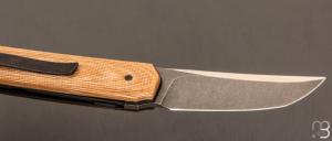 Couteau « Small Sanjo » par Guy Poggetti - Micarta et Elmax