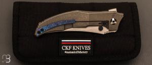   Couteau  "  Persian Integral " frame-lock par CKF Knives et Peter Rassenti