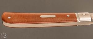   Couteau " Aspic " custom par Laurent Gaillard - Micarta Vintage et lame en 90mcv8