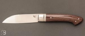  Couteau " Pice unique " custom par Laurent Gaillard - Micarta et 14c28N