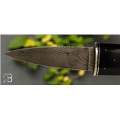  Couteau Sgian Dubh Ébène par Henri Viallon