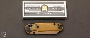 Couteau " Cicada's wing amber " par Bestech Knives - BMK06D