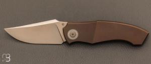   Couteau Front-flipper custom Titane et RWL34 de Berthelemy Gabriel - La Forge Agab