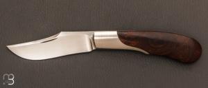   Couteau  " Trappeur trapu " custom de Jean Baptiste Leveque - Ironwood et RWL-34