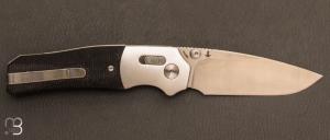 Couteau " VAULT " Micarta de QSP design Jacob Lundquist - QS157-A1