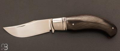   Couteau  " slipjoint  " par Honoré Vilain - RWL34 et fibre de carbone