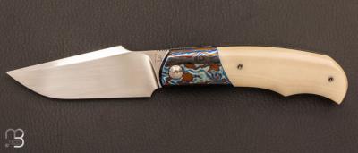    Couteau "  New Hardy " custom par Rémi Lavialle - RWL-34 et Micarta