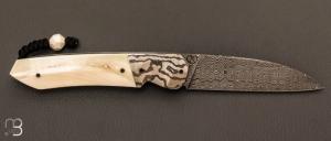 Couteau " Balrog L " liner lock par Florian Keller - Damas et Zircuti