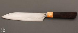 Couteau " Hocho " Ebène du Mozambique et C130 de Jean Paul Sire