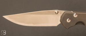   Couteau  "  Large Sebenza 31 Plain  " de Chris Reeve - L31-1014-005 