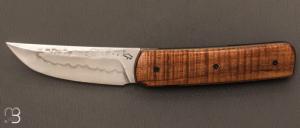   Couteau  "  Sanjo " custom par Guy Poggetti - Koa et C130