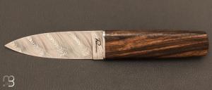   Couteau " Sgian Dubh "  par l'Atelier Perceval - Ronce de noyer et lame damas