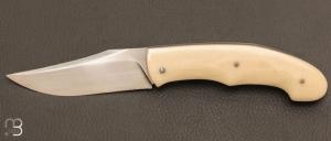 Couteau " Slipjoint " par Grgory Picard - Micarta et lame en RWL-34 