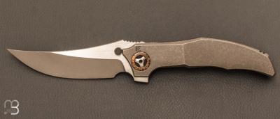   Couteau  "  Persian Integral " frame-lock par CKF Knives et Peter Rassenti