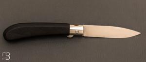  Couteau " Liner-lock Germain Line "  de Main Knives - Stamina noir - 1200