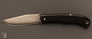 Couteau  "  Slack  " custom par Raphaël Durand - G-10 et San-Maï Suminagashi